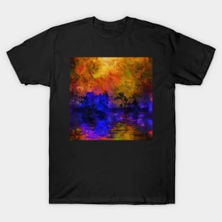 Asian abstract silhouettes T-Shirt